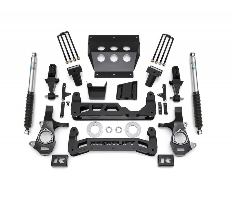 ReadyLift 2014-2018 7'' Lift Kit for Cast Steel OE Upper Control Arms with Bilstein Shocks 44-3471