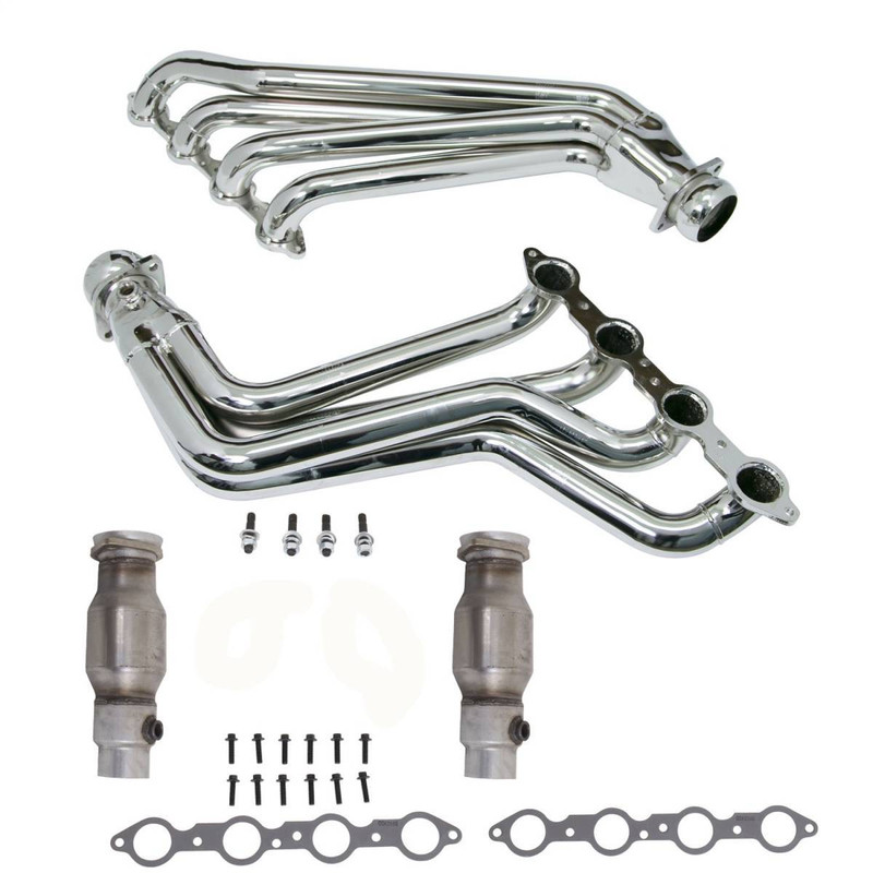 BBK Performance Parts CAMARO LS3/L99 1-3/4 LONG TUBE HEADERS W/CATS SYSTEM (CHROME) 4021