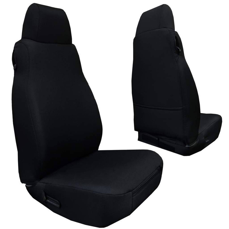 Bartact Jeep TJ/LJ Base Line Performance Front Seat Covers 03-06 Wrangler TJ Black Pair