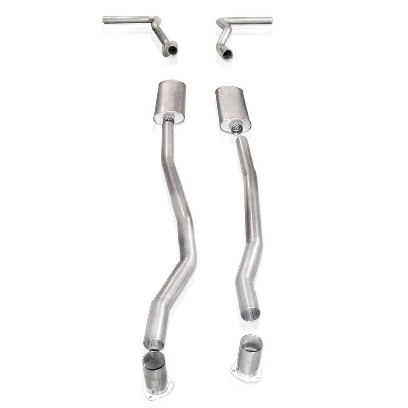 Stainless Works Stainless Works Catback Dual Chambered Round Mufflers Performance Connect CT6773CS