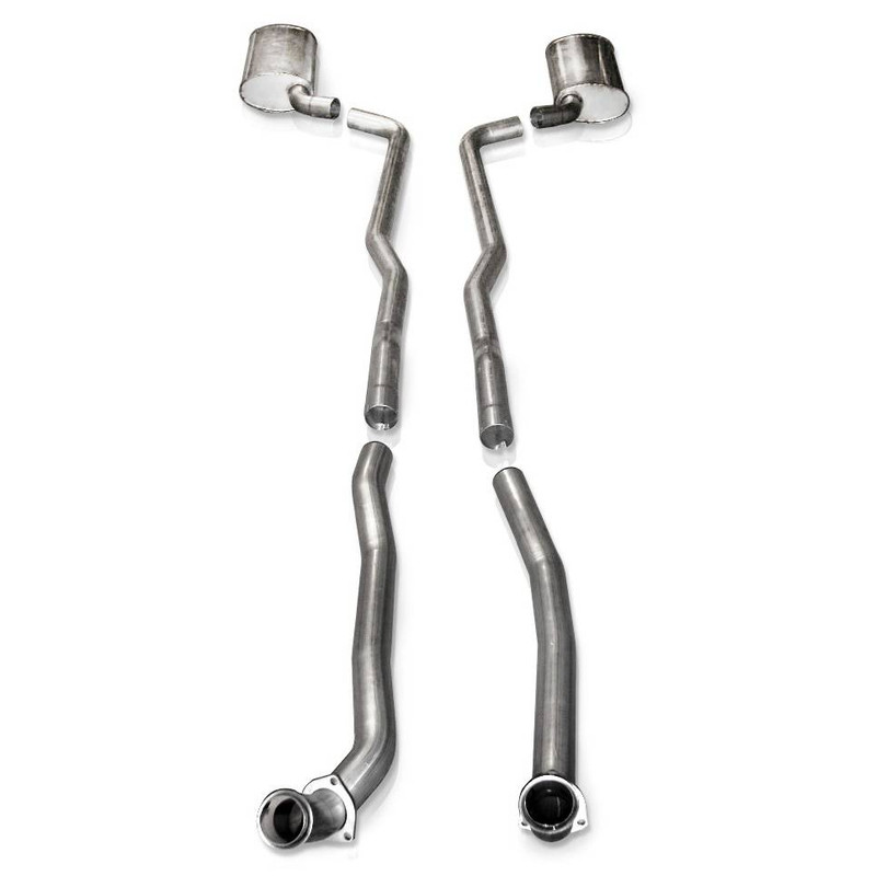 Stainless Works Stainless Works Catback Dual Chambered Mufflers Manual Trans. Factory Connect V6414300S