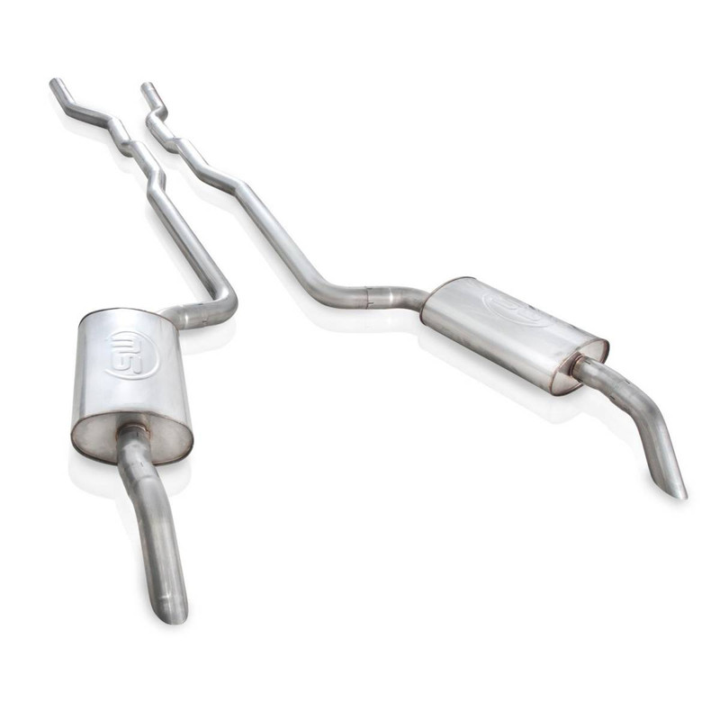 Stainless Works Stainless Works Catback Dual Long Chambered Mufflers Performance Connect V7381SW