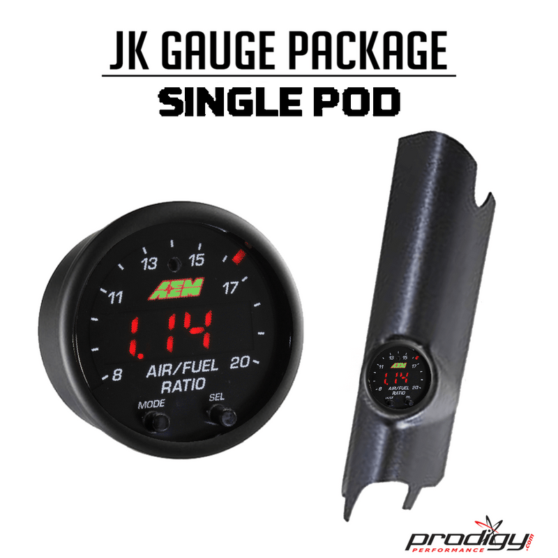 Prodigy Performance Jeep JK Gauge Package For 11-18 Wrangler JK Single Pod