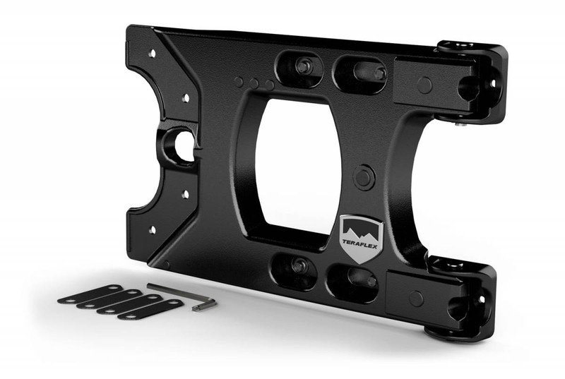 TeraFlex Jeep JK/JKU Alpha HD Hinged Spare Tire Carrier Kit 07-18 Wrangler JK/JKU