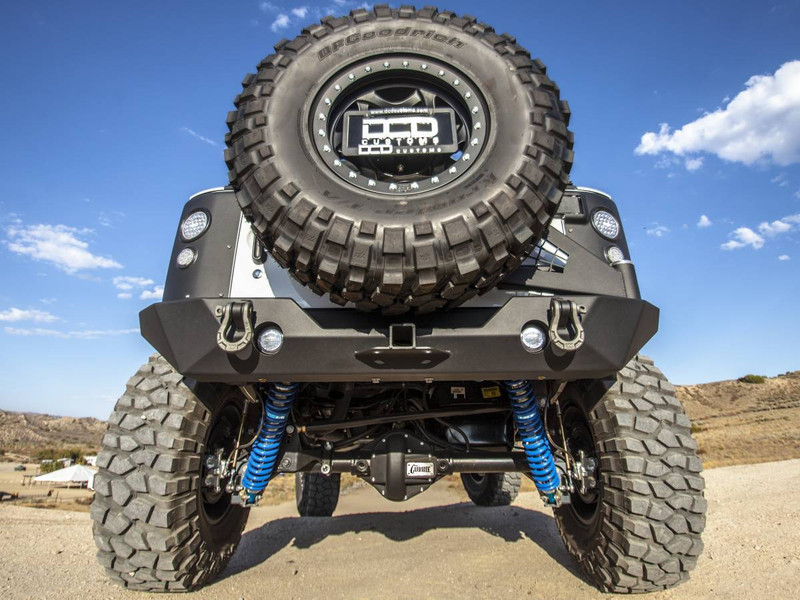 Poison Spyder Poison Spyder JK RockBrawler II Rear Bumper Black 17-62-010P1