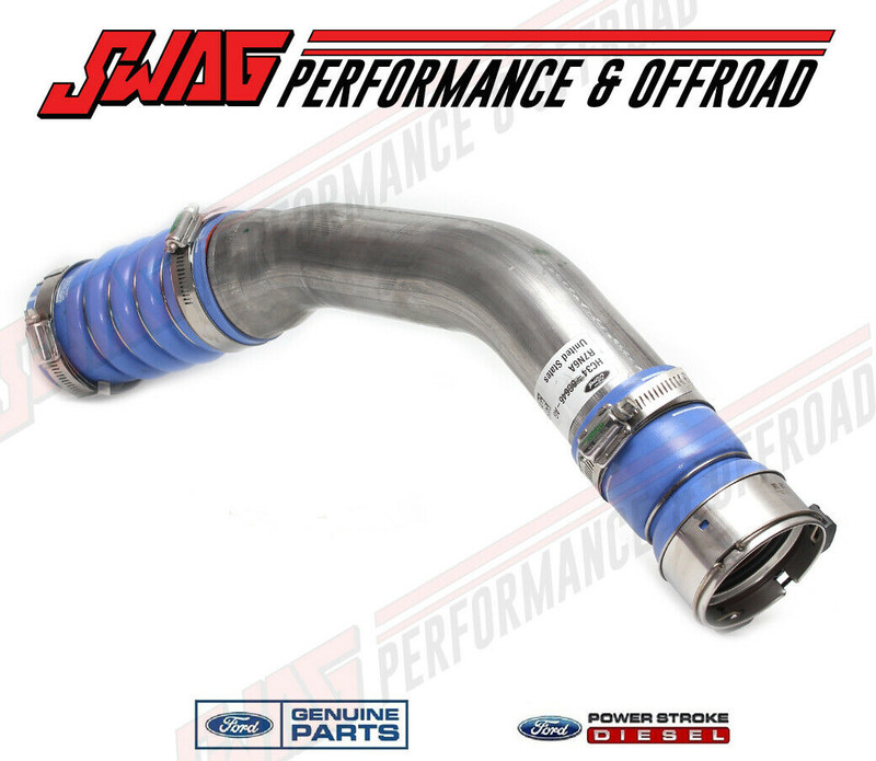 6.7L Powerstroke Turbo Diesel Hot Side Intercooler Pipe With Boots & Clamps OEM PC3Z-6C646-A