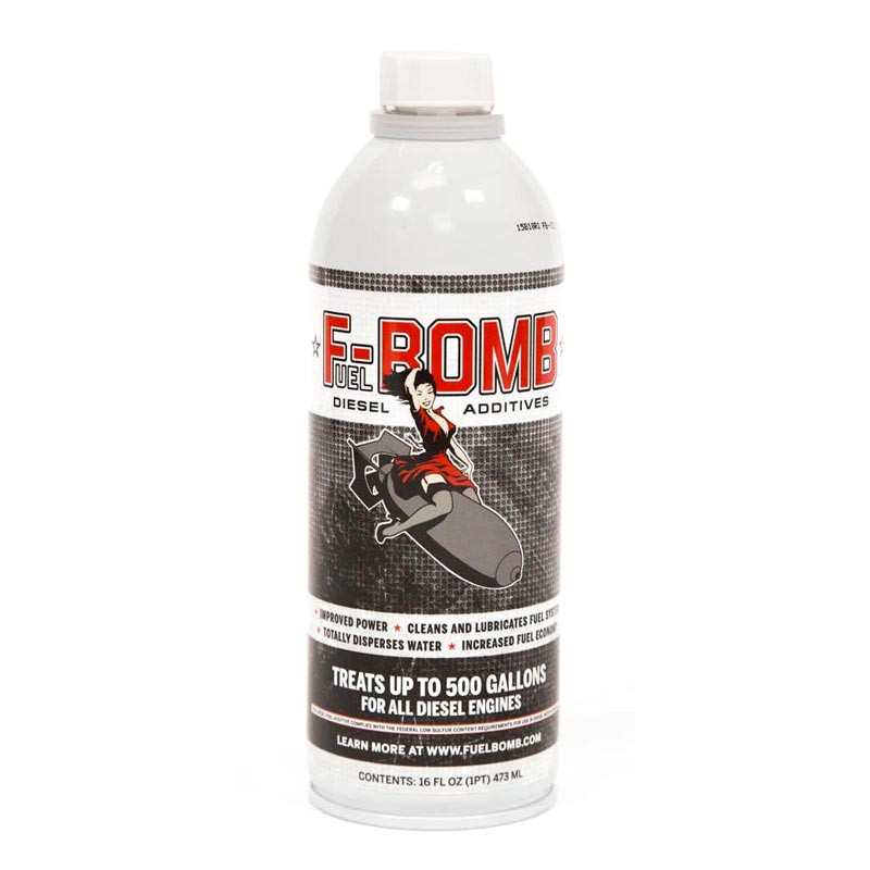 F-Bomb Diesel Fuel Additive By Fuel Bomb FB-001 16 OZ. Bottle Treats 500 Gallons Diesel Engines