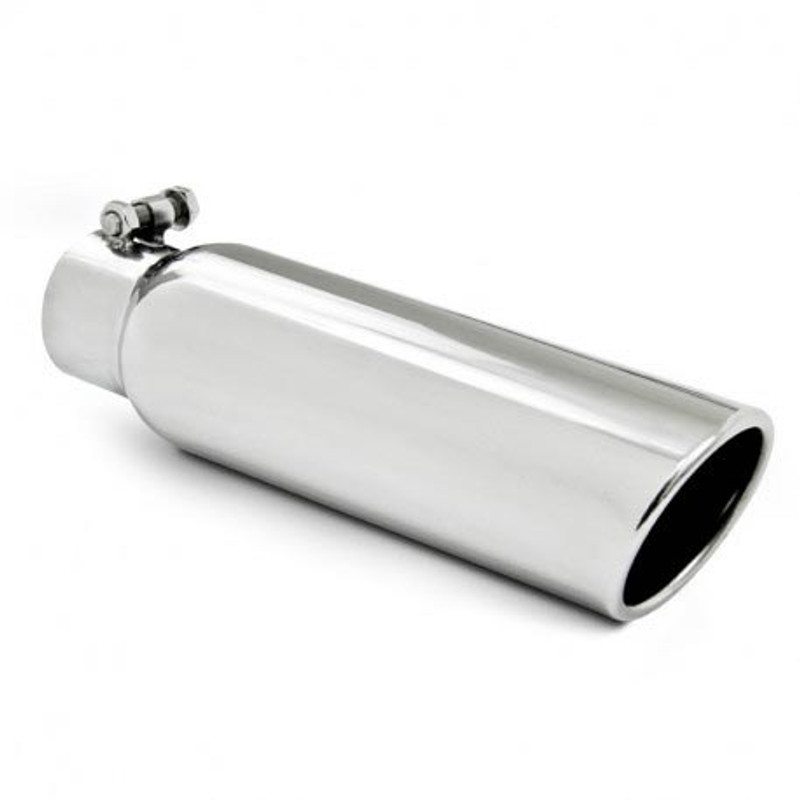 MBRP 2.5"-3.5" Angled R olled Edge Single Wall Exhaust Tip T5148 Universal