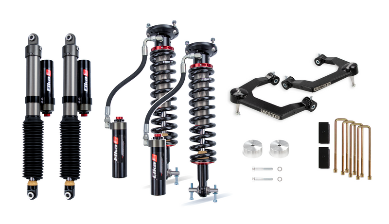 Cognito 3-Inch Elite Leveling Lift Kit With Elka 2.5 Shocks For 19-22 Silverado/ Sierra 1500 2WD/4WD 210-P1138