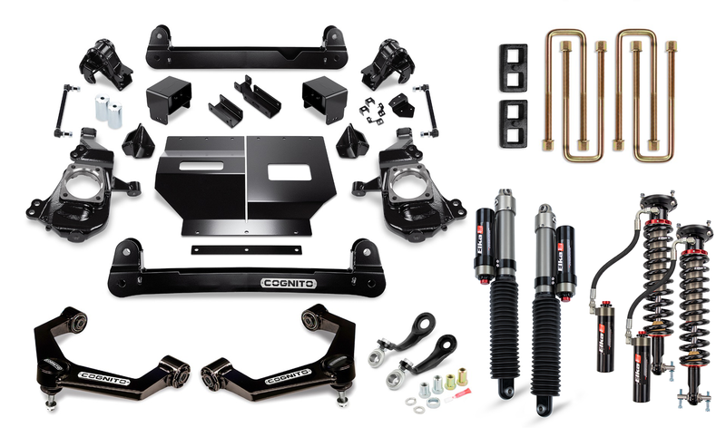 Cognito 4-Inch Elite Lift Kit with Elka 2.5 reservoir shocks for 20-22 Silverado/Sierra 2500/3500 2WD/4WD 210-P1151