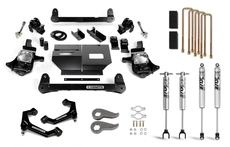 Cognito 6-Inch Standard Lift Kit with Fox PS 2.0 IFP Shocks for 11-19 Silverado/Sierra 2500/3500 2WD/4WD 110-P0968