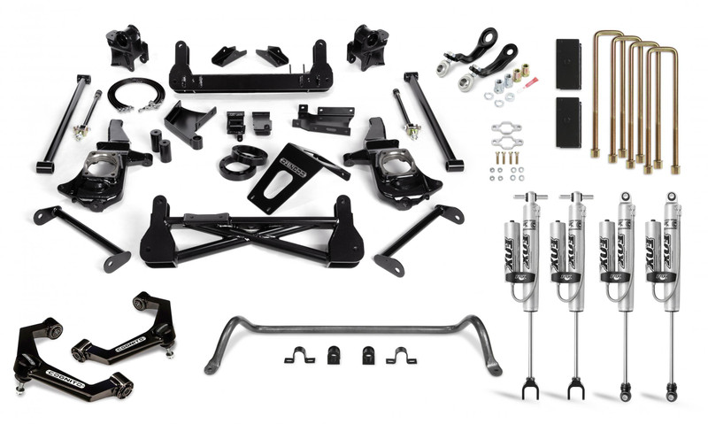 Cognito 7-Inch Performance Lift Kit with Fox PSRR 2.0 Shocks for 11-19 Silverado/Sierra 2500/3500 2WD/4WD 110-P0980
