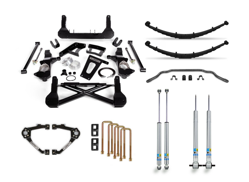 Cognito 12-Inch Performance Lift Kit with Bilstein 5100 Series Shocks For 14-18 Silverado/Sierra 1500 2WD/4WD With OEM Stamped Steel/Cast Aluminum Control Arms  210-P1147