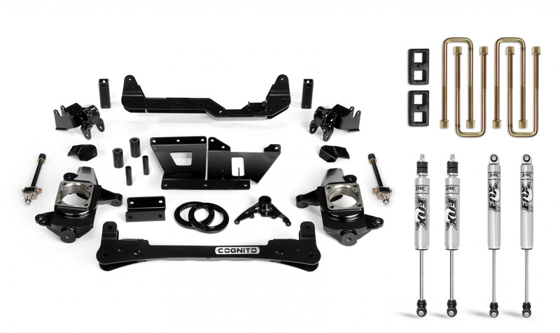 Cognito 4-Inch Standard Lift Kit With Fox PS 2.0 IFP Shocks for 01-10 Silverado/Sierra 2500/3500 2WD/4WD 110-P0785