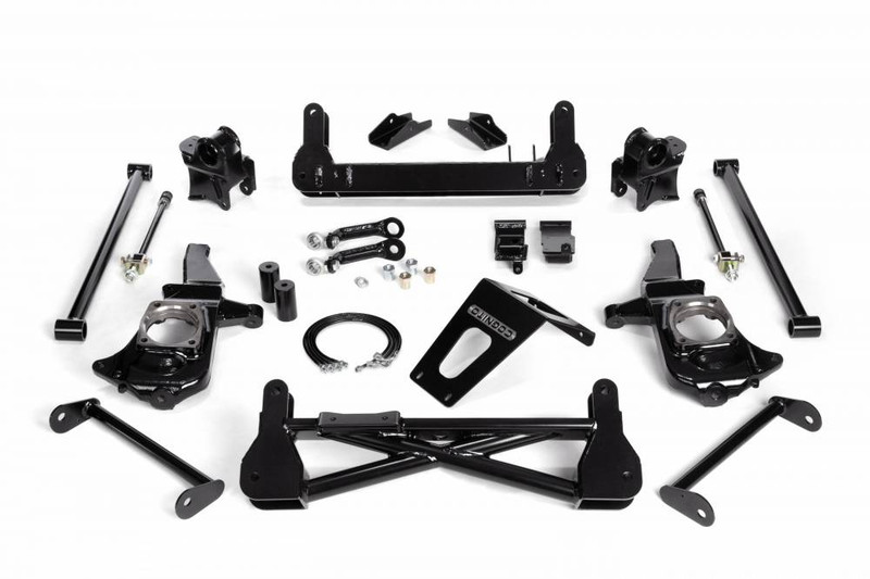 Cognito 7-9 Inch Non-Torsion Bar Drop Front Suspension Lift Kit For 11-12 Silverado/Sierra 2500HD/3500HD 2WD Non-Stabilitrak 110-K0536