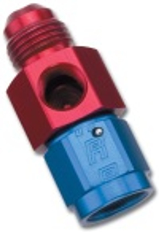 Russell Performance -8 AN Fuel Pressure Take off (Red/Blue) 670350