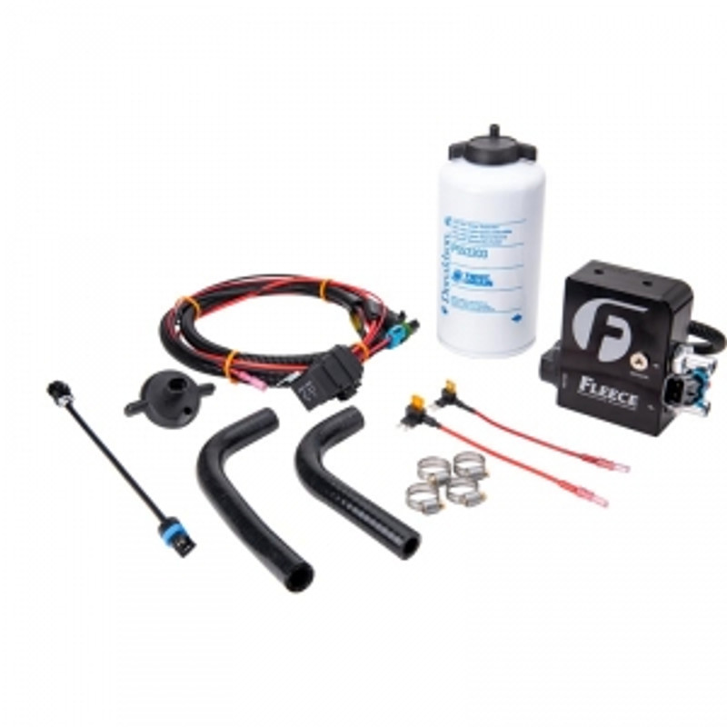 Fleece Auxiliary Heated Fuel Filter Kit FPE-DMAX-HFFBA-1116 For 11-16 GM 6.6L Duramax LML *