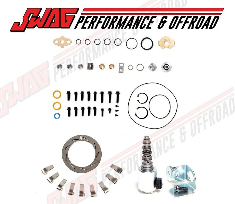 2003* Ford 6.0L Turbocharger Rebuild Kit With 15mm Unison Ring & VGT Solenoid 1370309P