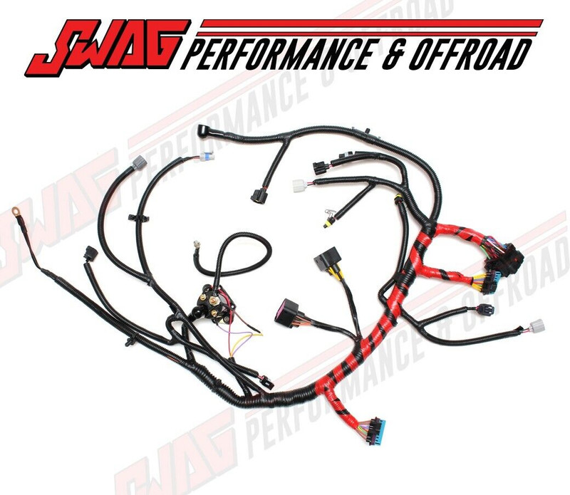 Swag Engine Wiring Harness for 02-03 Super Duty 7.3L Diesel WITH California Emis