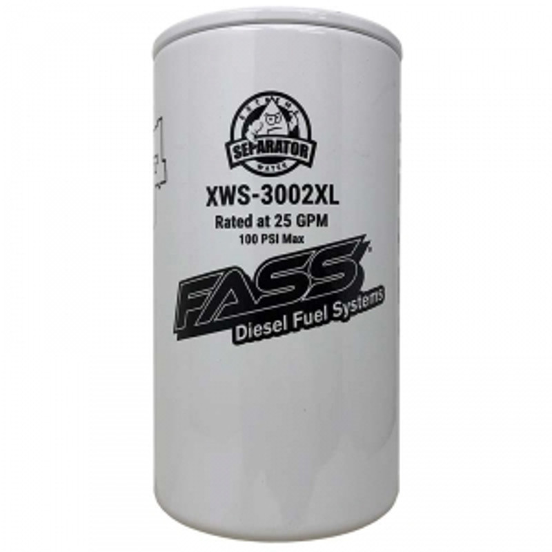 Fass Hydroglass XWS-3002XL Titanium Signature Series Extended Length Extreme Water Separator
