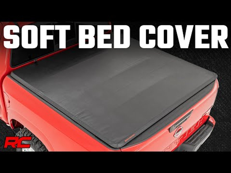 Rough Country Bed Cover Tri Fold Soft 5' Bed 22-23 Nissan Frontier 