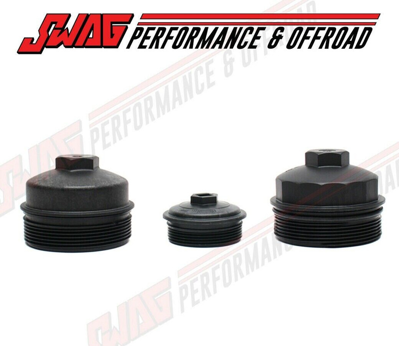 03-10 6.0L Powerstroke Genuine Oil Filter & Both Upper & Lower Fuel Filter Caps*