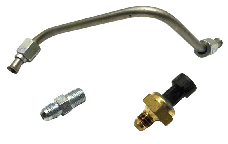 6.0L Powerstroke Diesel OEM Exhaust Back Pressure EBP Tube Sensor & Fitting
