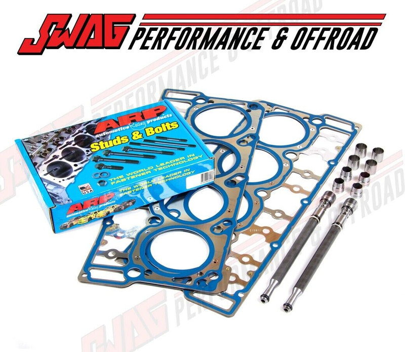 Ford 6.0 6.0L Powerstroke Diesel Pair OEM 18MM Cylinder Head Gaskets & ARP Studs