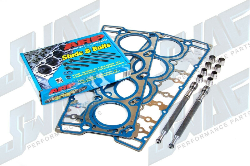 6.0L Powerstroke Diesel Pair of Ford OEM 20MM Head Gasket Kits & ARP Head Studs