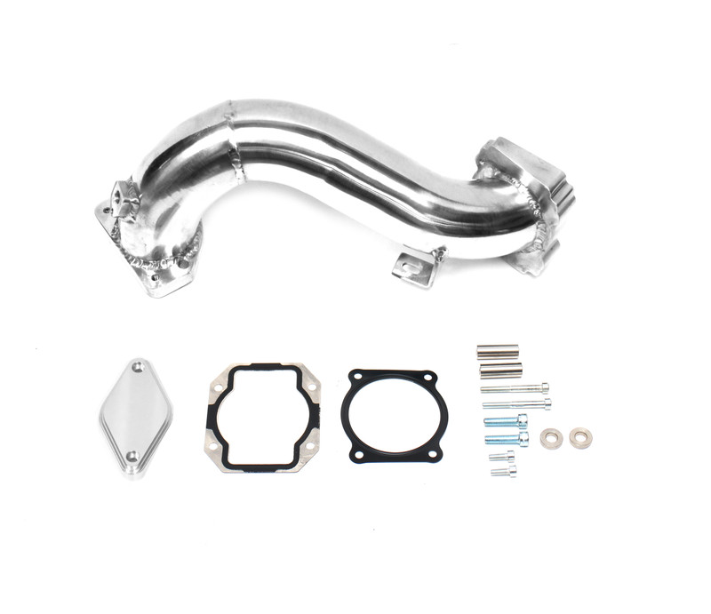 11-15 GM 6.6 6.6L LML Duramax Diesel Upgraded Intake Bridge Kit - Polished