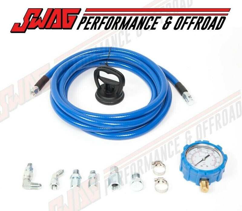 Fuel Oil Pressure Mechanical Gauge Test Tool Kit for Ford Powerstroke 6.0L 7.3L