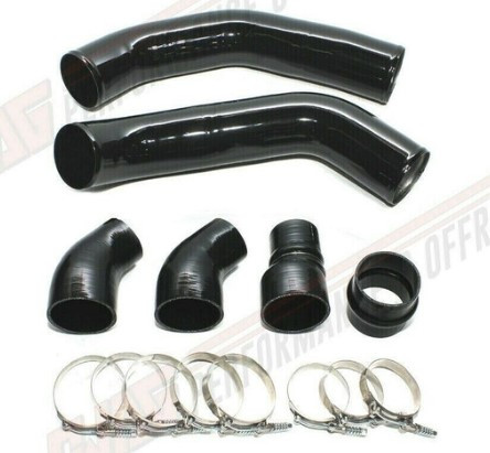 13-18 Dodge Ram 6.7L Cummins Intercooler Pipe, Boot & Clamp Kit | Black