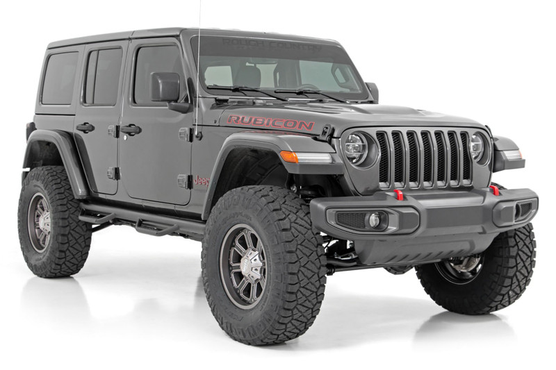 Rough Country - 3.5 Inch Lift Kit - Adj Lower - FR D/S - M1 - Jeep Wrangler Unlimited (24-26) - 91640