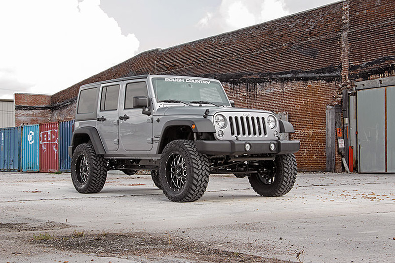 Rough Country - 4 Inch Lift Kit - M1 - Jeep Wrangler Unlimited 2WD/4WD (2007-2018)