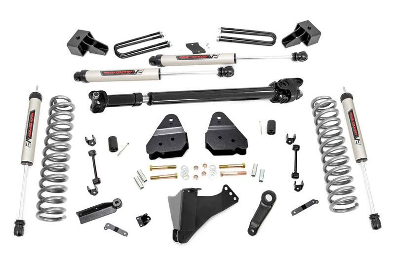 Rough Country - 4.5 Inch Lift Kit - DRW - D/S - V2 - Ford F-350 Super Duty 4WD (2017-2022)