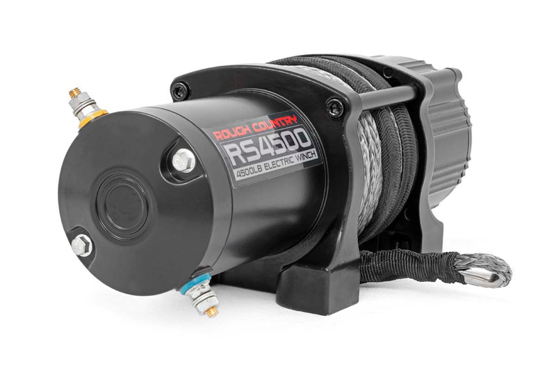 Rough Country - 4500-LB Winch W/ Remote - UTV - Synthetic Rope