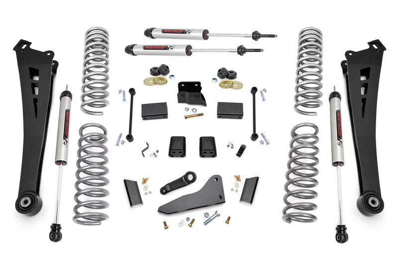 Rough Country - 5 Inch Lift Kit - Diesel - Dual Rate Coils - V2 - Ram 2500 4WD (2014-2018)