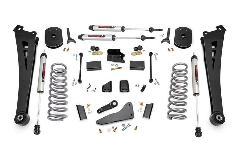 Rough Country - 5 Inch Lift Kit - FR Gas Coil - Radius Arms - V2 - Ram 2500 4WD (2014-2018)