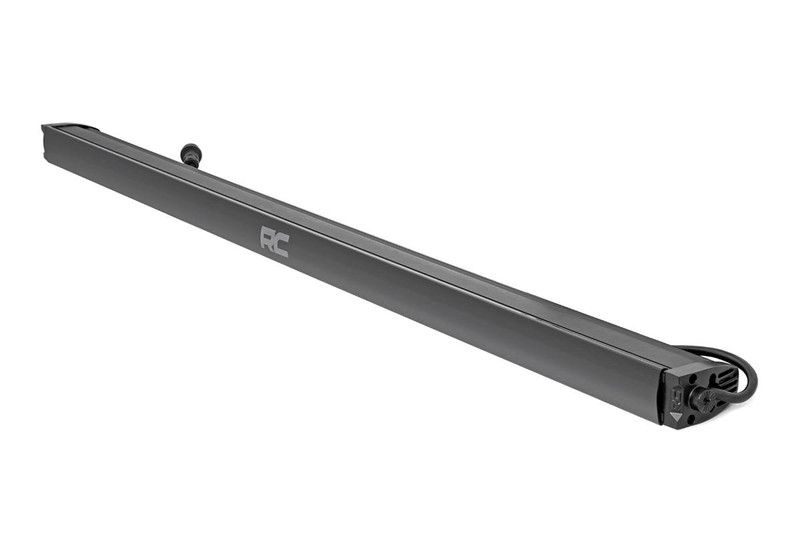 Rough Country - 50 Inch Black Series LED Light Bar - Single Row - Cool White DRL
