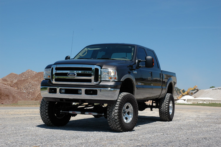 Rough Country - 6 Inch Lift Kit - Diesel - 4 Link - OVLDS - Vertex - Ford F-250/F-350 Super Duty (05-07)