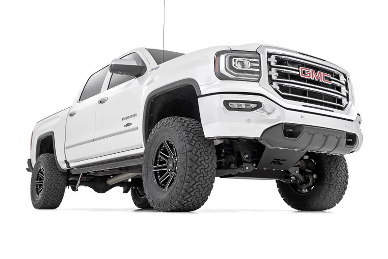 Rough Country - 7 Inch Stamped Steel LCA Lift Kit - Forged UCA - Bracket - Vertex/V2 Shks - Chevy/GMC 1500 (16-18)