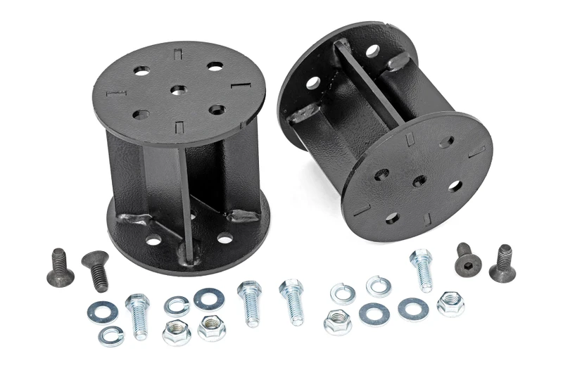 Rough Country - Air Spring Kit w/compressor - 7.5 Inch Lift Kit - Chevy/GMC 2500HD/3500HD (11-19)