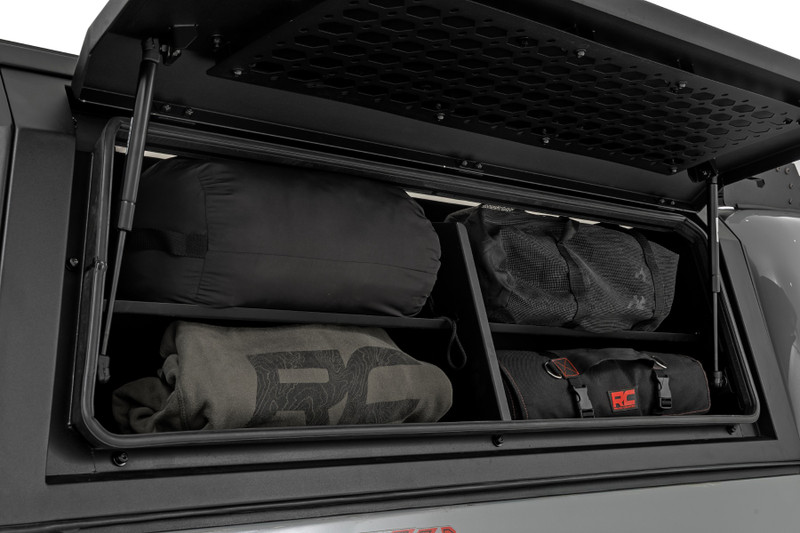 Rough Country - Bed Cap Side Shelf Storage Bin - Passengers Side - Toyota Tacoma (16-23) - 734065