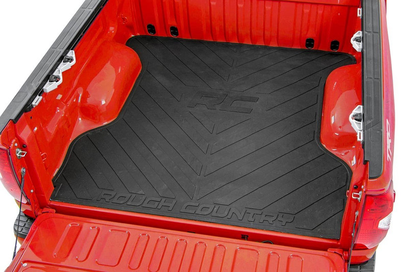 Rough Country - Bed Mat - 6' Bed - RC Logo - Ford Ranger 2WD/4WD (2019-2023)
