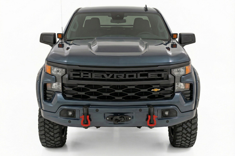Rough Country - Bumper Cover - G6M Dark Ash - Chevy Silverado 1500 2WD/4WD (2023-2026) - 13006-G6M