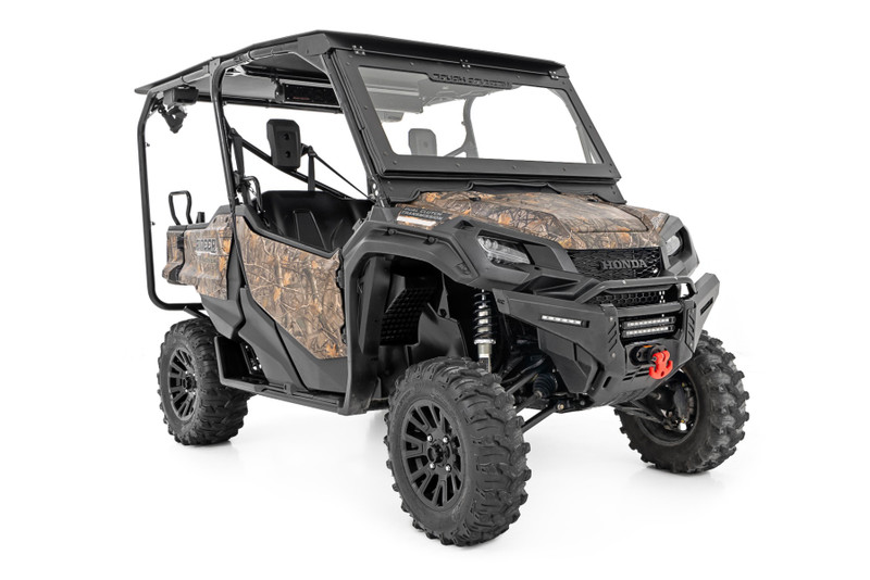 Rough Country - Electric Tilt Windshield - Glass - Honda Pioneer 1000