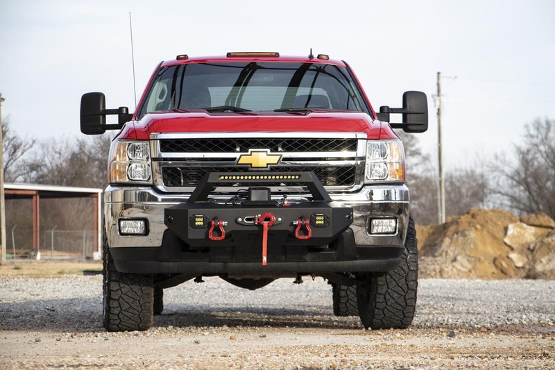 Rough Country - EXO Winch Mount Kit - Chevy Silverado 2500 HD/3500 HD 2WD/4WD (2011-2019)