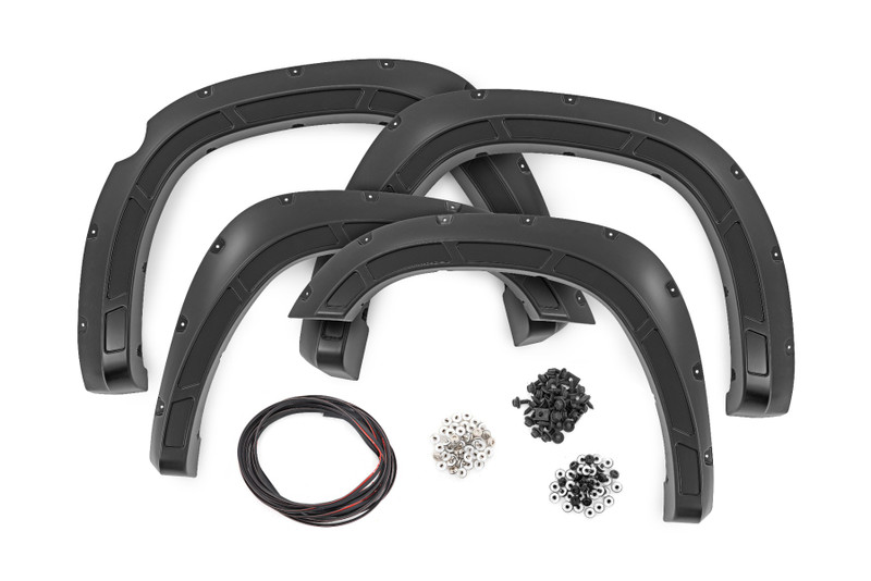 Rough Country - Fender Flares - Defender - PSC Billet Silver - Ram 1500 2WD/4WD (2025)