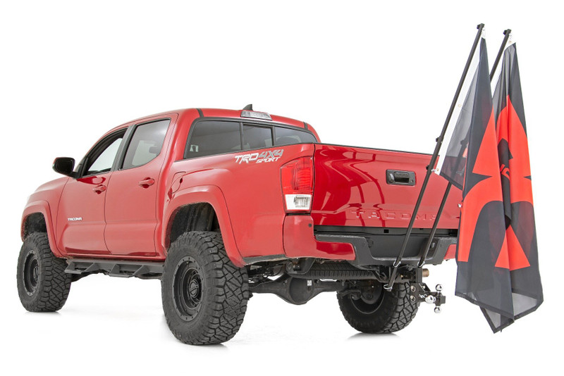 Rough Country - Flag Pole Holder - Dual - 2 Inch Hitch