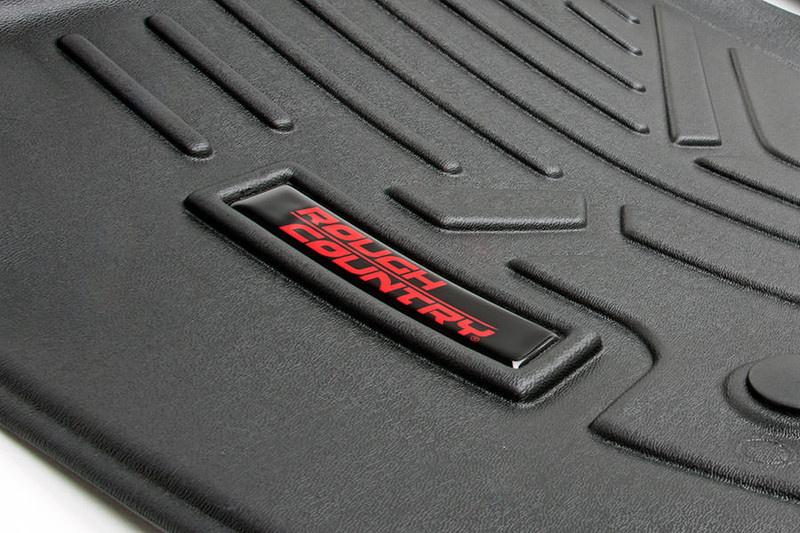 Rough Country - Floor Mats - FR - Over Hump - Chevy/GMC 1500/2500HD/3500HD (14-19 & Classic)